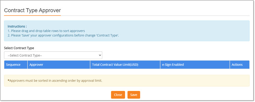 Contract Type Approver